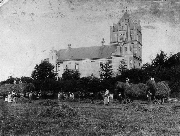 Die Burg Stavenow um 1900